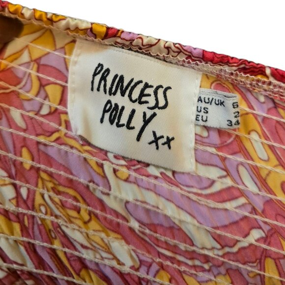 PRINCESS POLLY Jayda Halter Top sz 2 - Picture 7 of 8